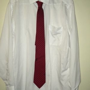 Vintage Strathmore Silk Power Tie-Red